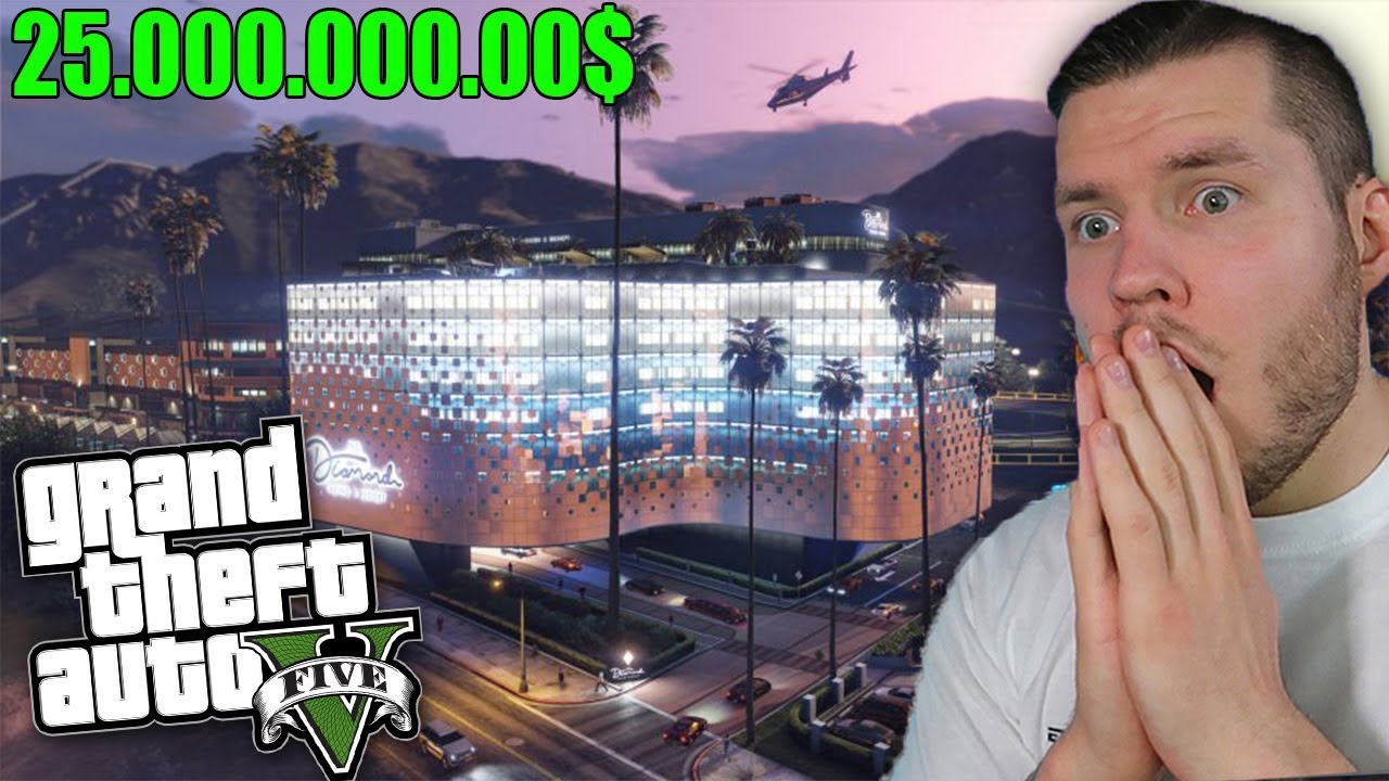 GTA 5 Finnish Casino Online DLC 1. MISSION 25.000.000$ ALLESKAUFEN!