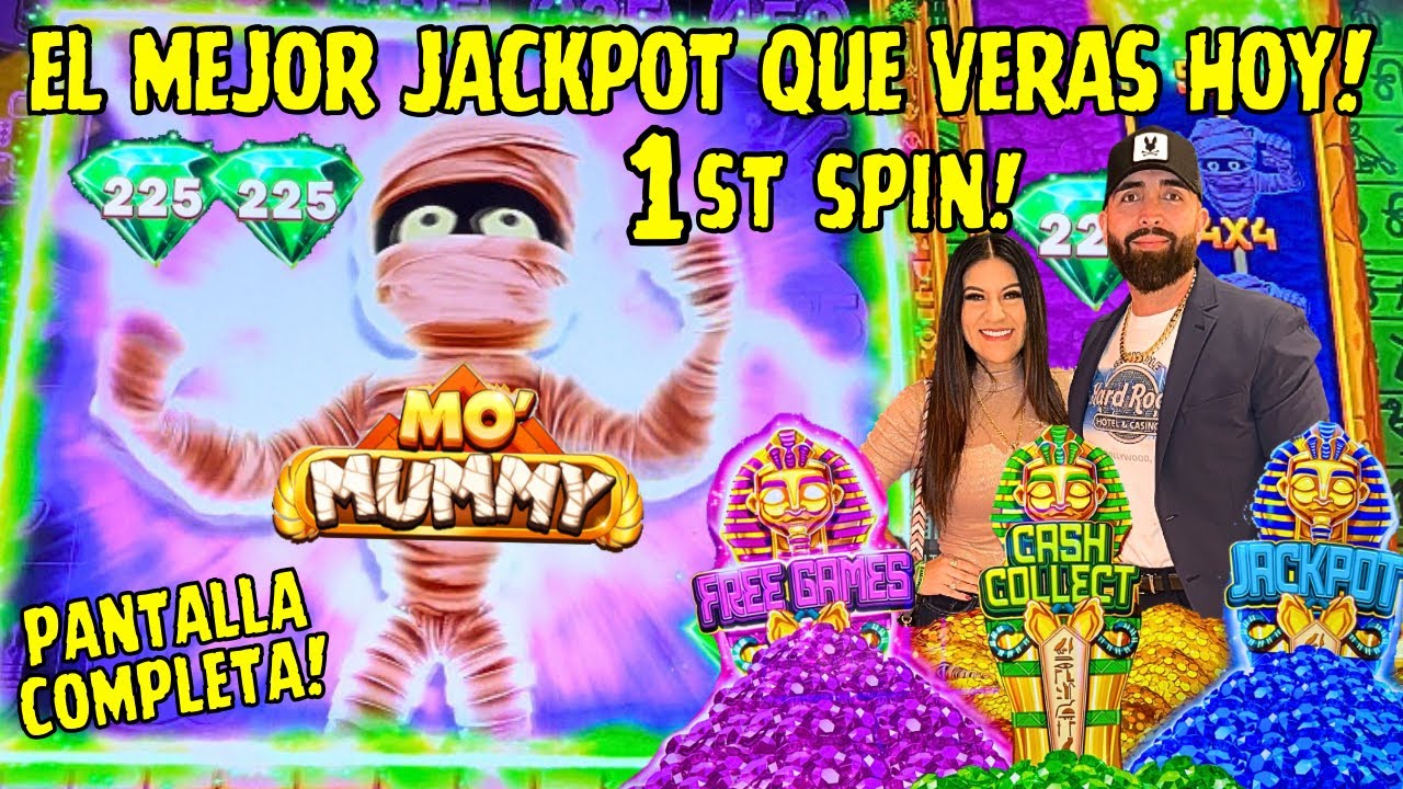 ? PRIMER GIRO JACKPOT MO MUMMY NEW SLOT @SemHardRockHollywood  #Finnish Casino
