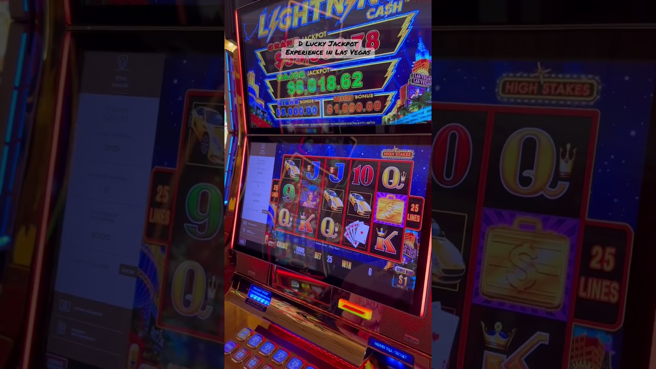 $125/Spin D Lucky Jackpot Experience in Las Vegas #jackpots #lasvegas #Finnish Casinos #slots