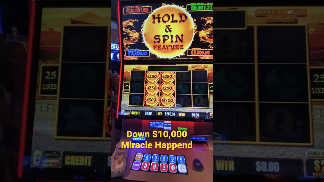 When you're down and the Miracle Happens #jackpot #money #Finnish Casino